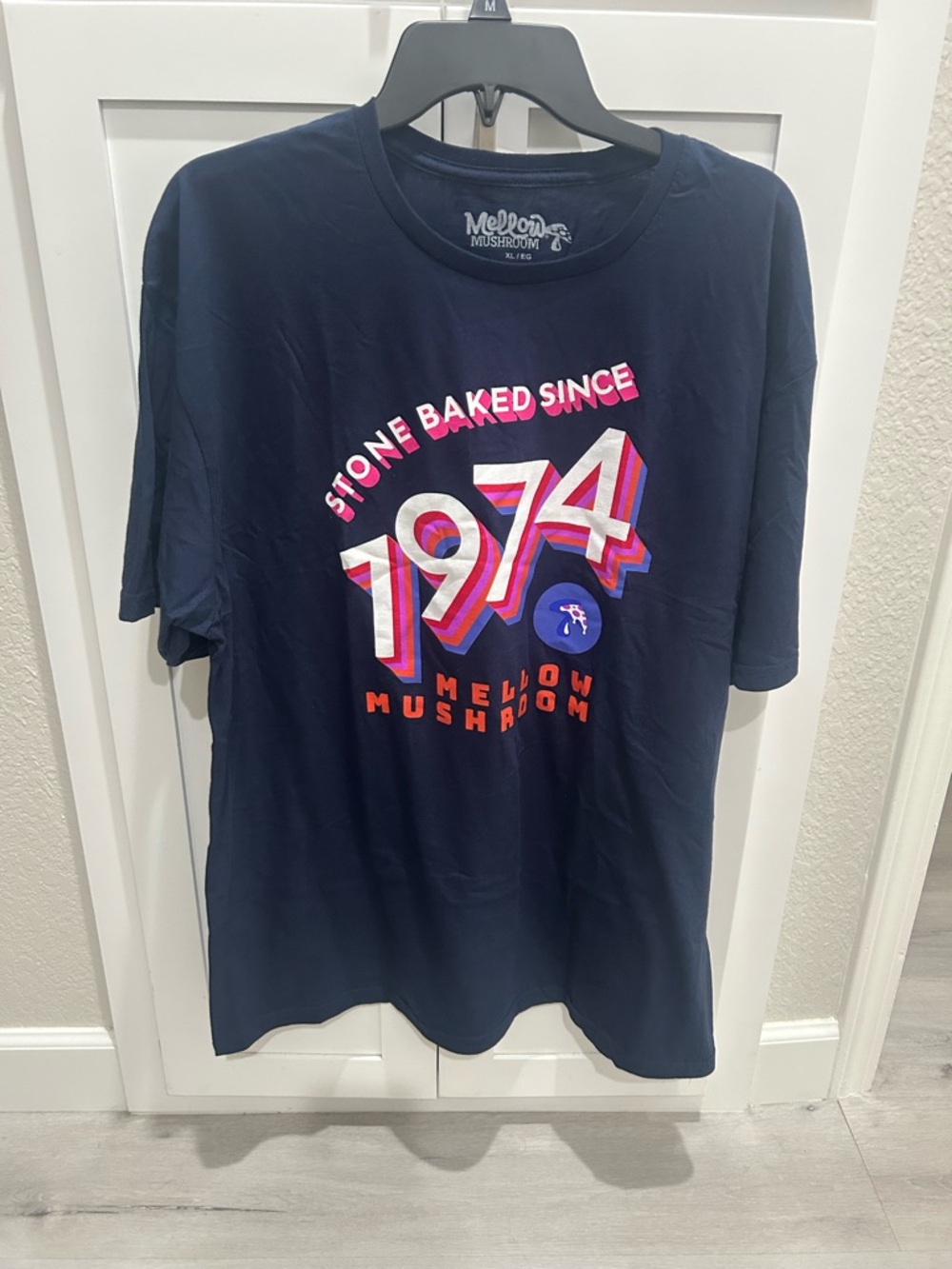 Mellow Mushroom Navy '1974' Graphic Tee